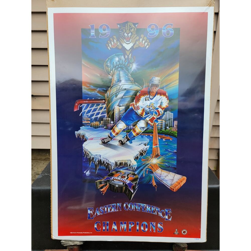 Vintage Florida Panthers 1996 Eastern Conference Champions Poster # 1339 Of 5000